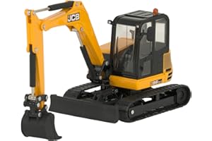 Britains JCB Farm Tomy Toys - Midi Excavator - 1:32 JCB 86C -1 Digger - Collectable Tractor Toy - 1:32 Scale Farm Toys - Suitable for Collectors and Kids - 3 Year Plus