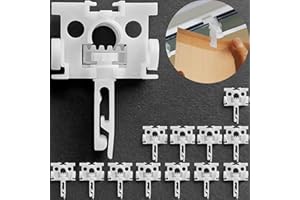 Vertical Blind Repair Carrier with Stem and Gear, Vertical Blinds Repair Kit Used for Headrail Vertical Blinds Curtain Access