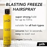 Schwarzkopf got2b Glued Blasting Freeze Spray 300ml Pack of 3 Strong Hold view 2