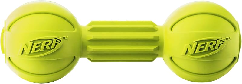 Bilanciere da Masticare in Gomma per Cani, per masticatori aggressivi, Leggero, Durevole e Resistente all'Acqua, 19 cm, per Razze Medie/Grandi, unità Singola, Verde (6994)