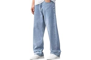 Boys Baggy Jeans Teens Wide Leg Elastic Waist Denim Pants Loose Fit Trousers Kids Vintage Y2K Streetwear Clothes