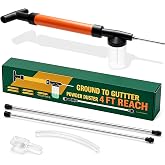 Adjustable 4FT Extension Rod Powder Duster, Variable Output Pump Sprayer, Clog-Free Multi-Purpose Powder Dispenser for Home, Yard, Garden &amp; Craft Use