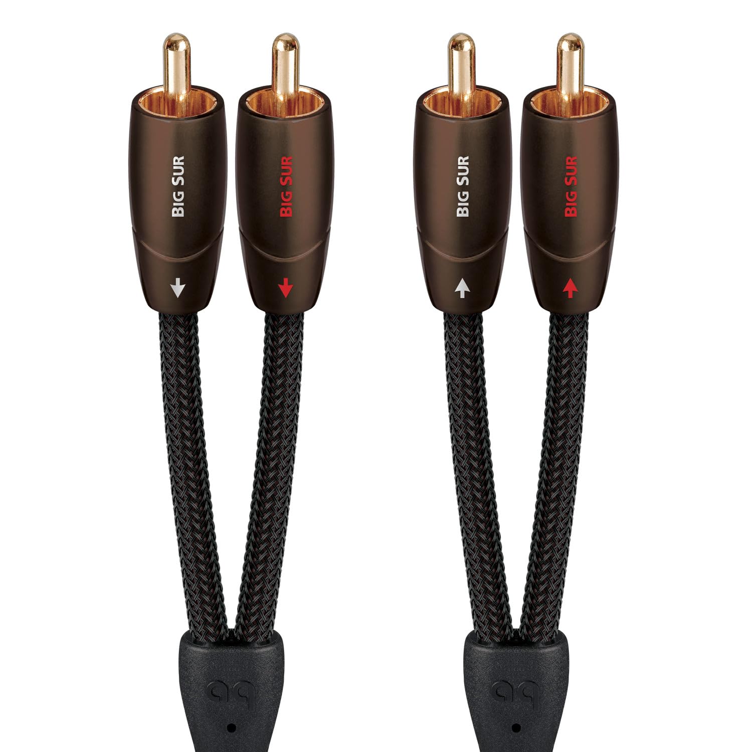 AudioQuest 0.6m Big Sur RCA Audio Cable - 0.6m, 2 x RCA, Copper, Black