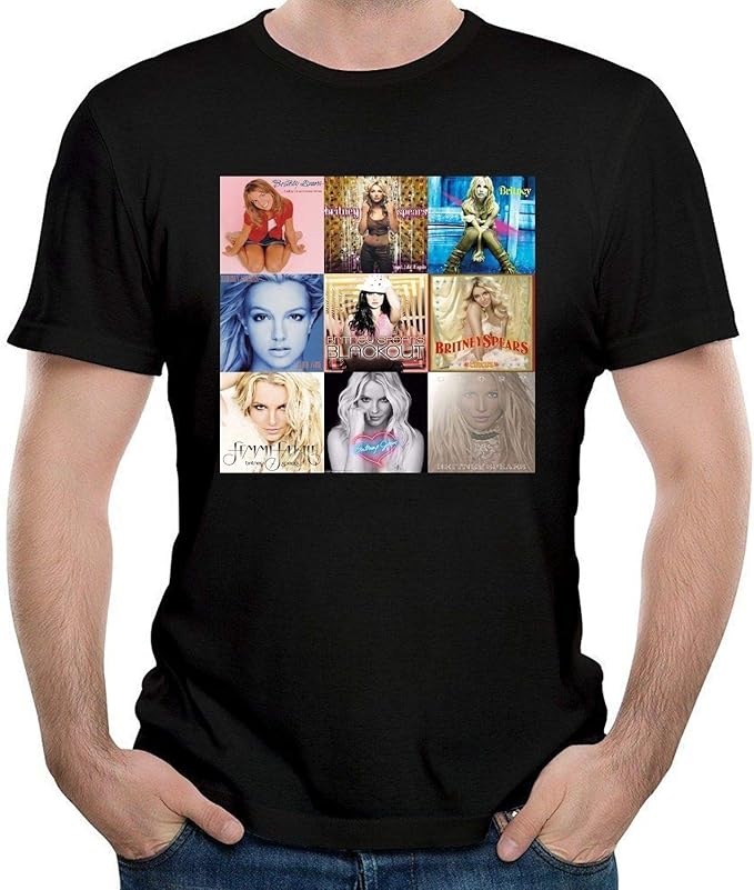 Fashion Man Britney Spears Short Sleeve TShirt Adult Tee Amazon.co.uk