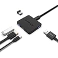 Cforce cf003 USB-C 3.1 HDMI Multi-Port Input Output Compatible for Nintendo Switc MacBook Pro Google Pixel Type-C Adapter Charging Connecting Hub