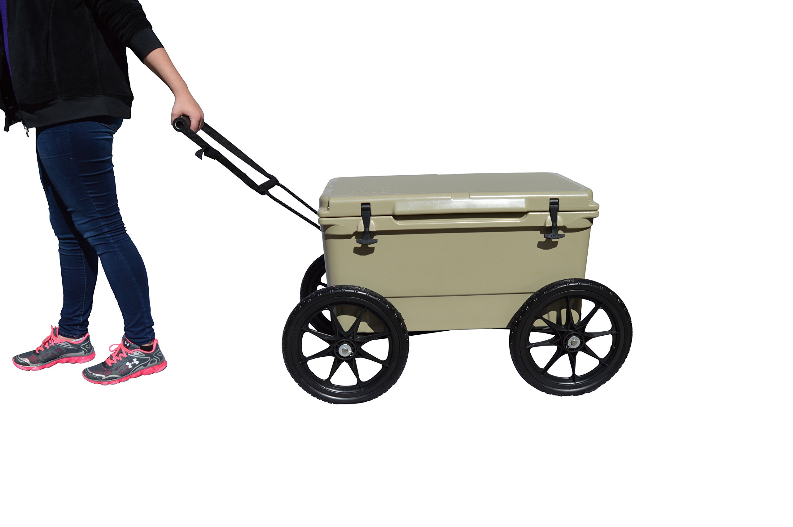 Cooler Wheel Kit with 16" Solid Rubber Tires for YETI, RTIC & Kong Coolers Pricepulse