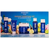 SEKKISEI Radiance Essentials 5-Step Japanese Skincare Kit | Complete Routine to Nourish + Revitalize | Hydrating Herbal Skincare Essentials for Smooth, Clear + Radiant-Looking Skin