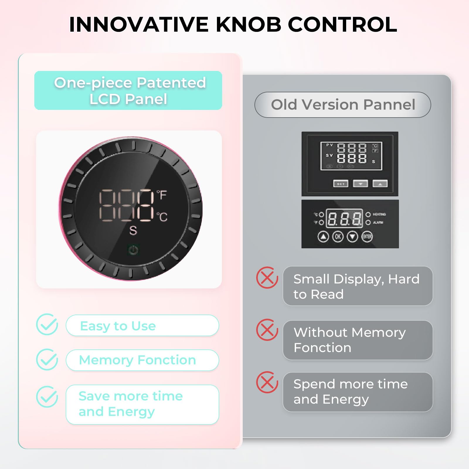 Whubefy Tumbler Press Mug Press for 11-30OZ Sub Tumbler Glass Jar Can Coffee Ceramic Mugs,Cup Heat Press with Heat Tape, Gloves Sublimation Paper,Tumbler Heat Press Machine,Blue