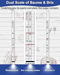 CIMALAB Maple Syrup Hydrometer Test Cup
