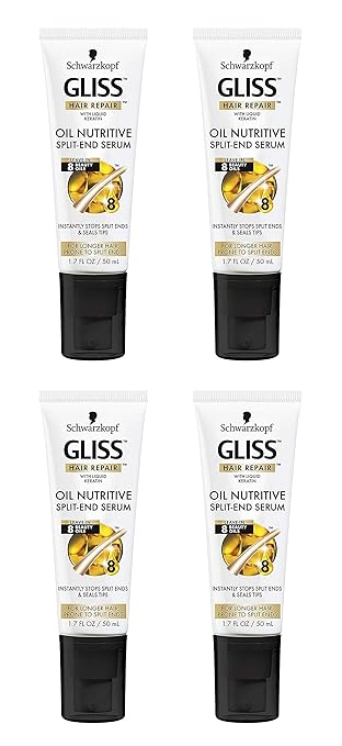 Amazon Com Set Of 4 Gliss Hair Repair Oil Nutritive Split End