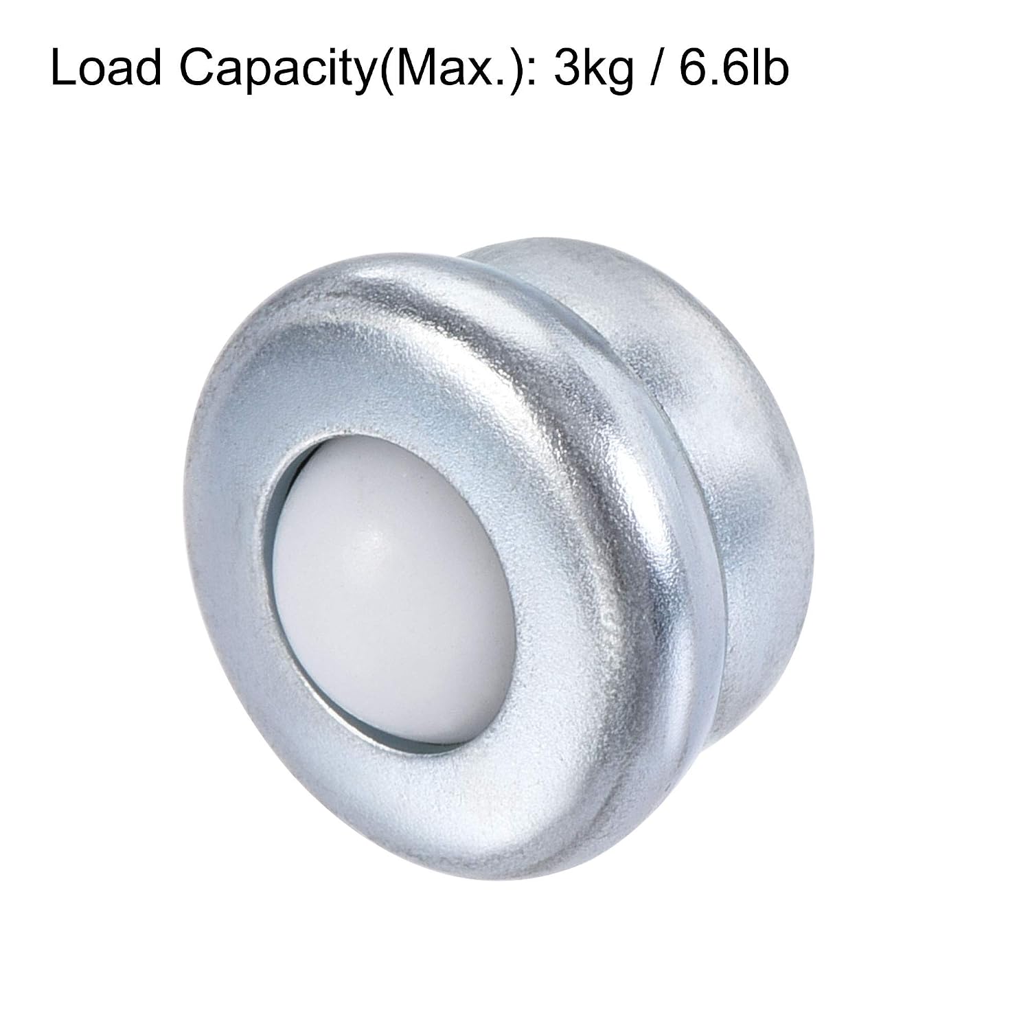 sourcing map Ball Transfer Bearing Unit 8mm 6.6Lbs Nylon Drop-in Type for Transmission Pack of 4 - Image 4