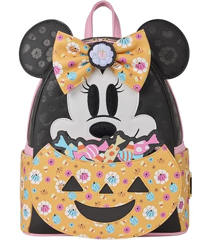 Amazon.com | Loungefly Disney Mickey and Minnie Heart Hands Mini Backpack