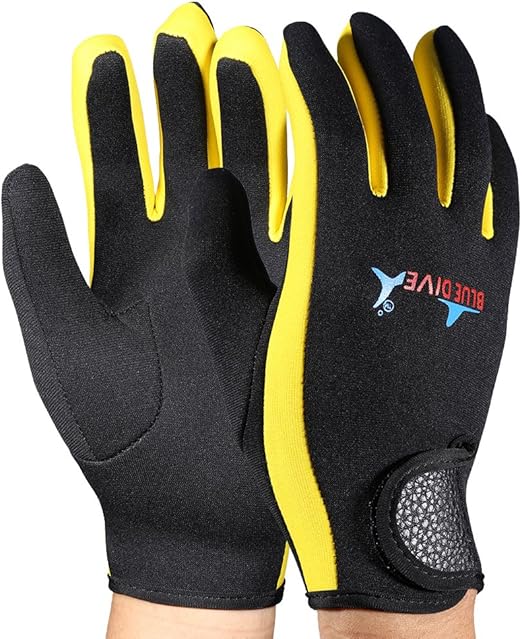 Diving Gloves, 1Pair/Set 3 Colors Scuba Diving Neoprene Gloves for