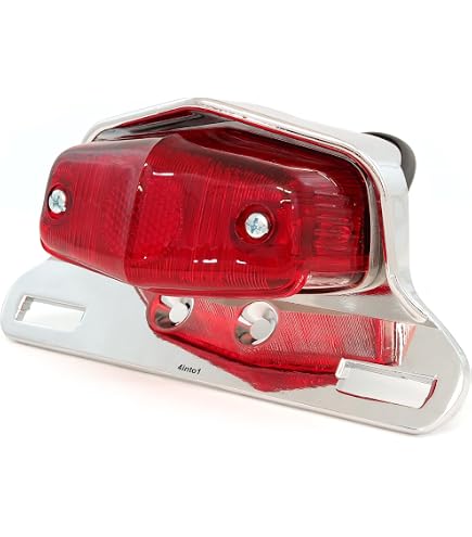 Amazon.com: Emgo Lucas-Style Taillight with Chrome Bracket 62