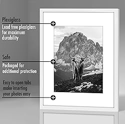 Americanflat 16x20 Picture Frame Set of 5 in White