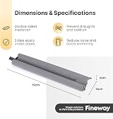 FiNeWaY Fineway Under Door Draught Excluder 80cm Double-Sided view 9
