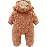 Gaorui Newborn Baby Jumpsuit Outfit Hoody Coat Winter Infant Rompers Toddler Clothing Bodysuit Cartoon
