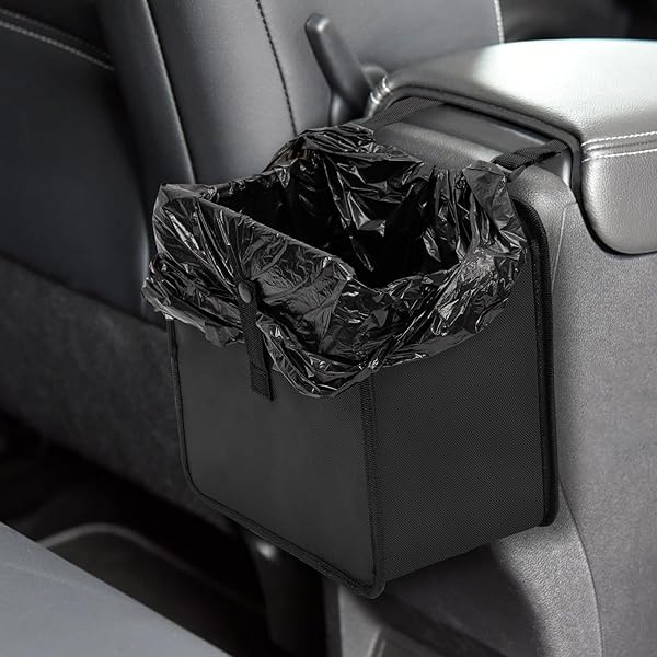 Sac Poubelle Voiture Suspendu DELORIGIN Imprimé Tortues De Mer | Bouton-pression, Dimensions 30x25 Cm, Polyester | Pour Rangement Déchets Et Accessoires Auto - 3