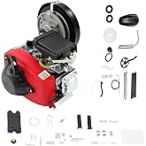 4-Stroke 49CC Bike Engine Motor Kit, Bicycle Motorized Conversion Tool | Air-Cooled System Single Cylinder Gas Petrol Motorized Bicycle Engine Conversion Kit for Adult Bikes