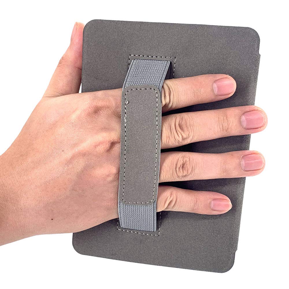 Case for New Kindle (2024/2022 Release) with Hand Strap - Leather Cover Auto Sleep/Wake for 6