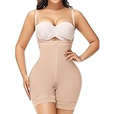 SHAPSHE Fajas Colombianas Moldeadoras Post Surgery Stage 2 Compression Garment Butt Lifting Full Body Shaper with Zipper