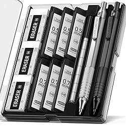Four Candies 2PCS Metal Mechanical Pencils Set with