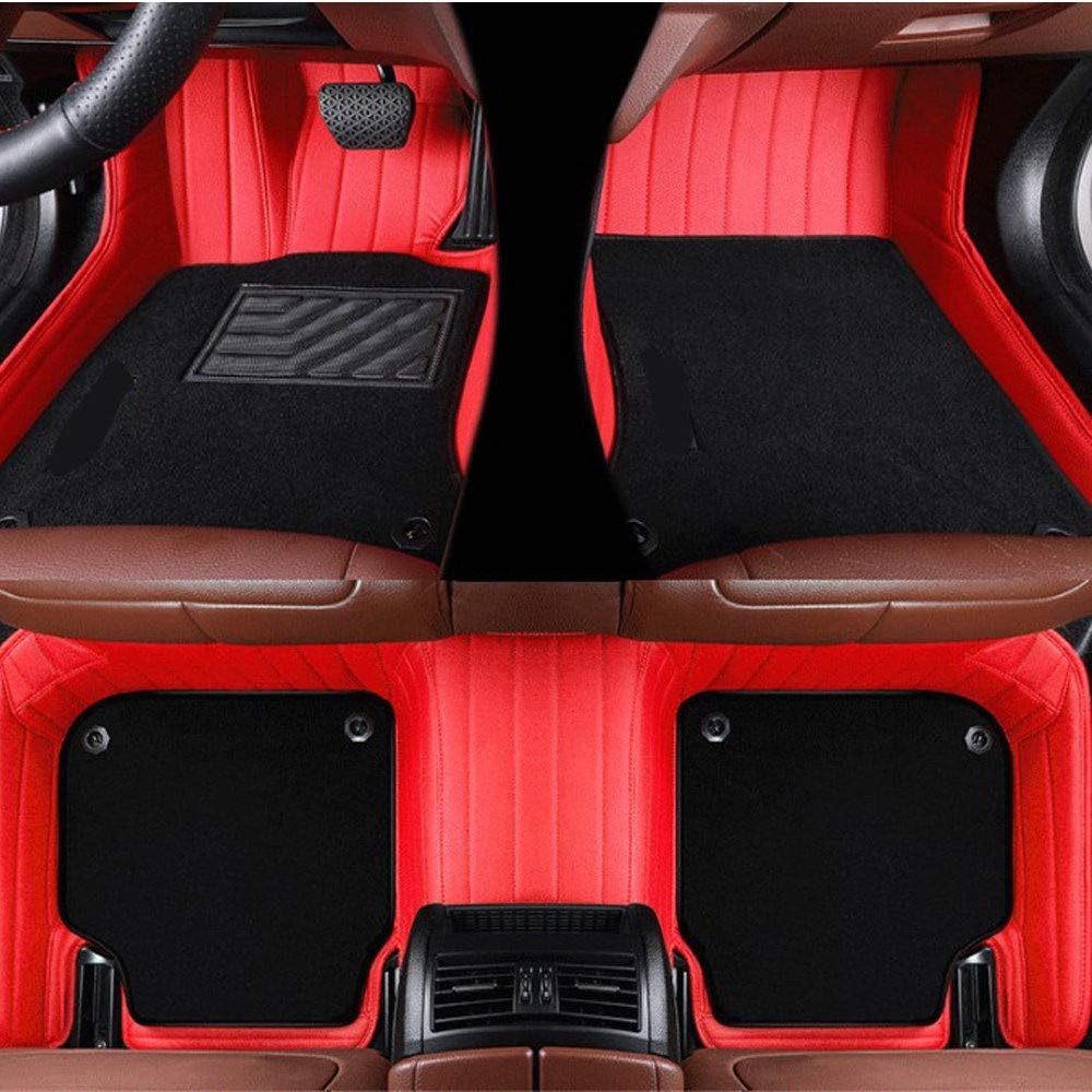 Custom Fit 3D Covered Car Carpet FloorLiner Floor Mats, Car Front & Rear Liner Floor Mats Carpet for Mitsubishi Pajero V73, V93,H