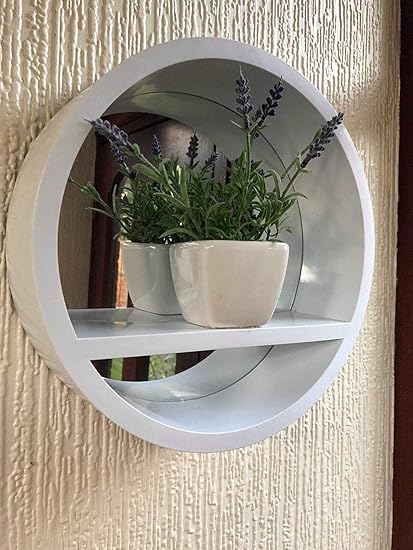 Deenz Retro Mirror Shelf Decorative Wall Shelf Wall Mirror Best