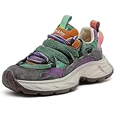 Drikler Women's Women Chunky Platform Running Shoes Breathable Mesh Lightweight Walking Sneakers Comfortable Casual Tennis Dad Shoes