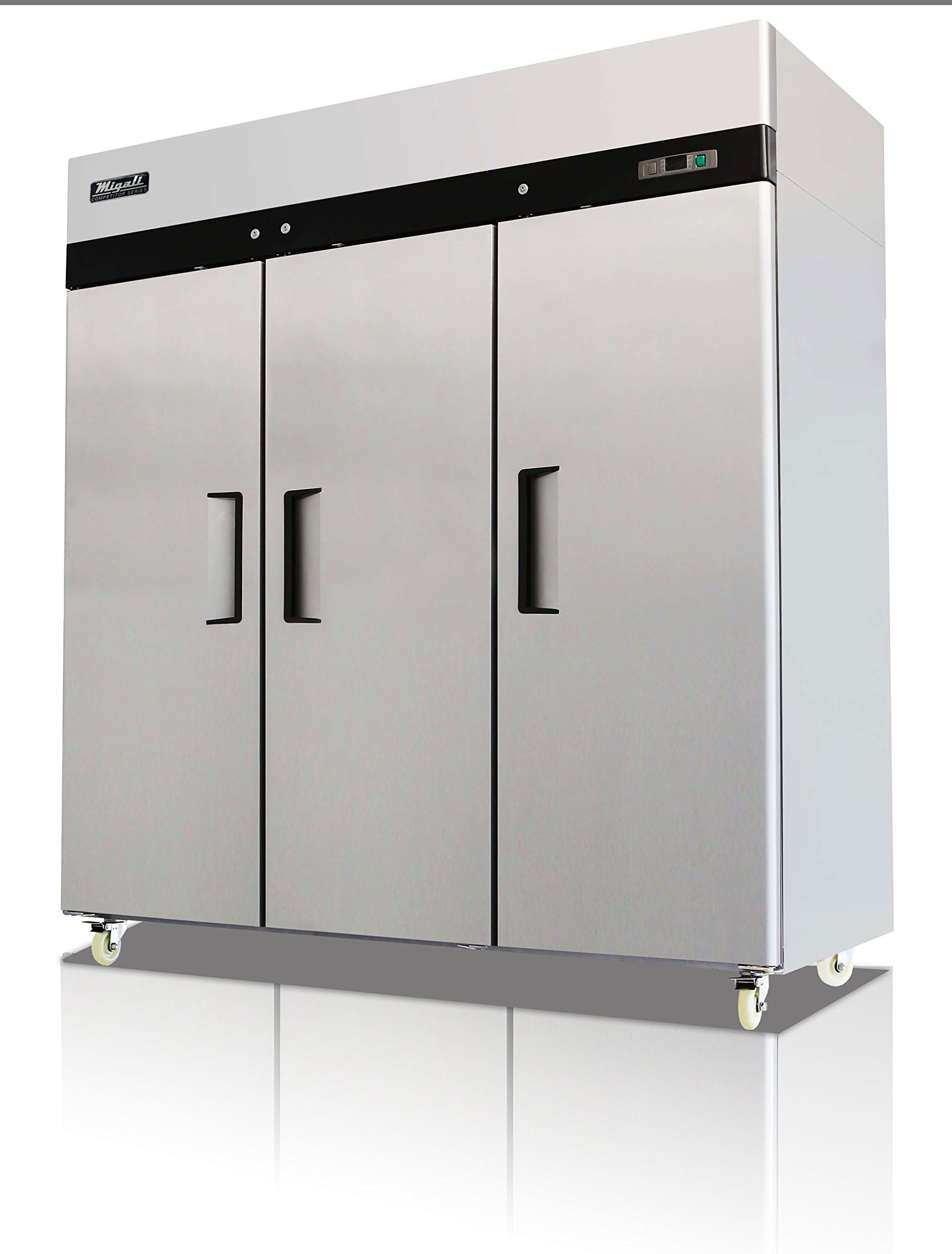 Migali C-3R-HC Competitor Series Refrigerator, Reach-in, 77.8" W, 72.0 cu. ft. Capacity