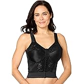 Comfort Choice Women's Plus Size Easy Enhancer Wireless Longline Posture Bra