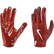 Nike Vapor Jet 8.0 Football Gloves Red | Red | White Medium