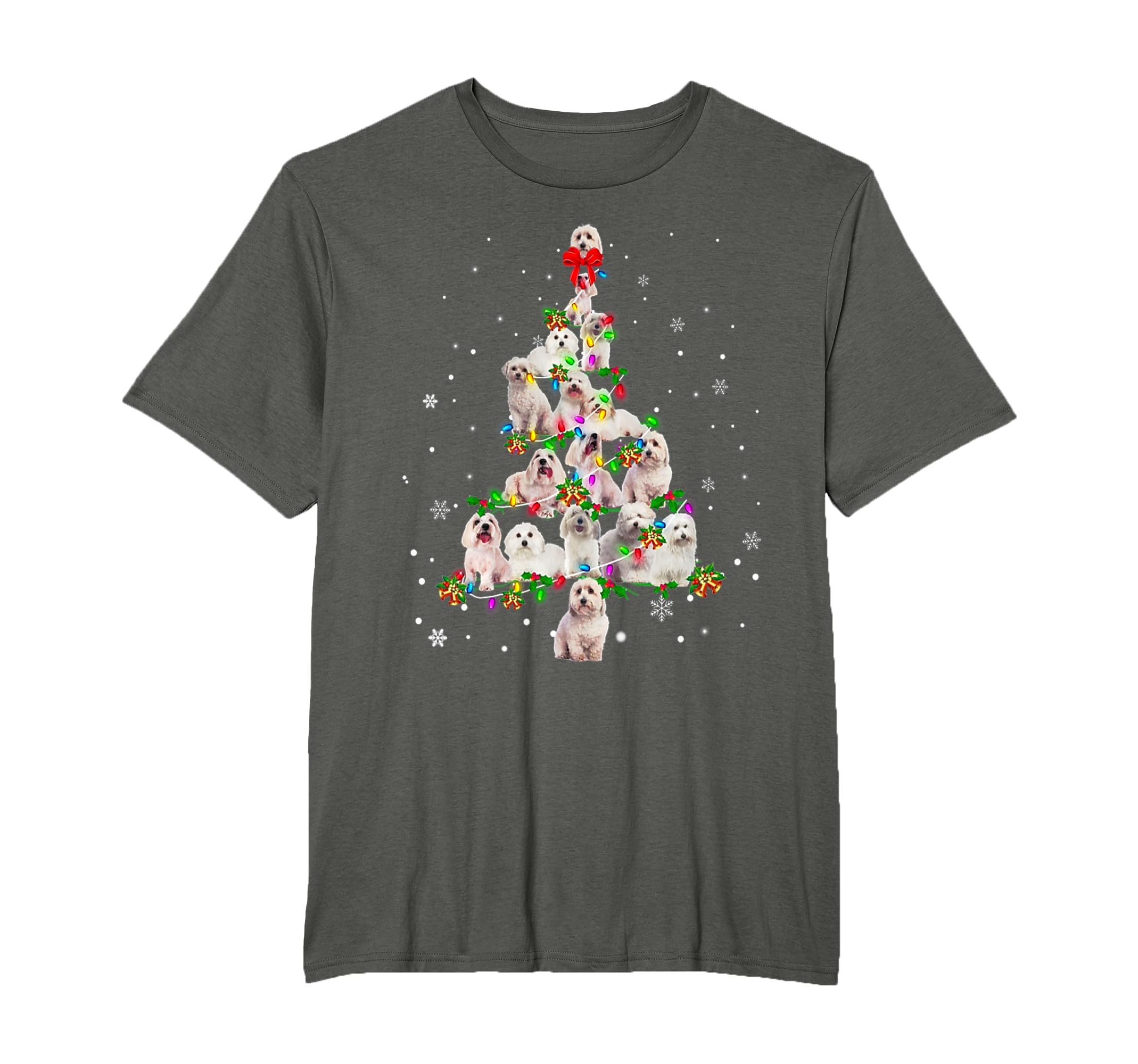 Cute Cotton de Tulear Dog Christmas Tree Gift Decoration Xmas Tree T-Shirt