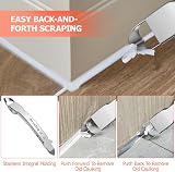 Preciva Sealant Finishing Tool 4-in-1 Stainless Steel Caulking Kit view 5