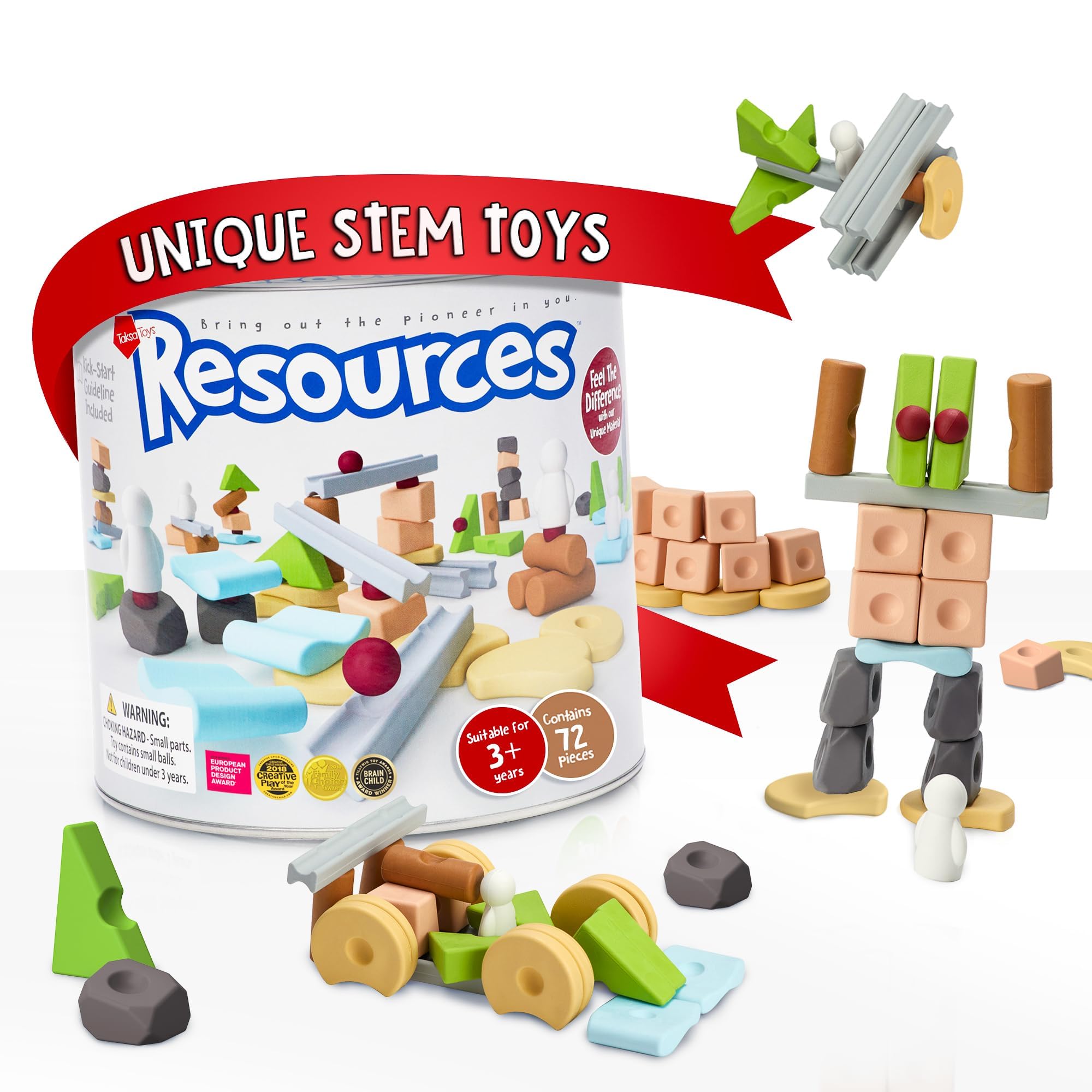 Taksa Toys Creative Unique Building Stem Toys for