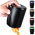 Portable Snack Dispenser, Keep Your Hand Clean, for Nuts, Candy, Cookies, Crackers, Small Snacks, for Game Lover, Home, Office, Car, 7oz (Orange)