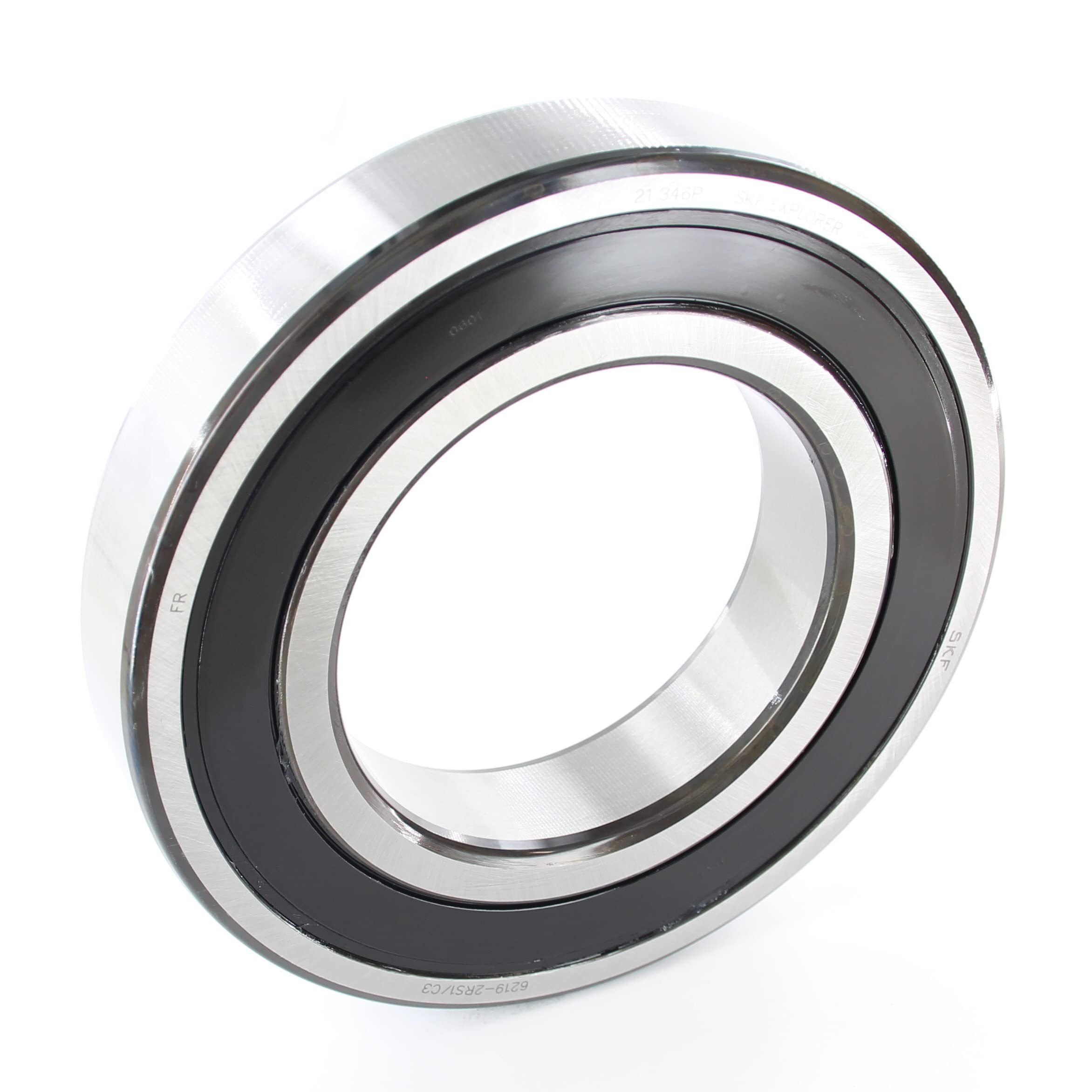 SKF Radial Deep Groove Ball Bearing, 95 ID, Bearing steel