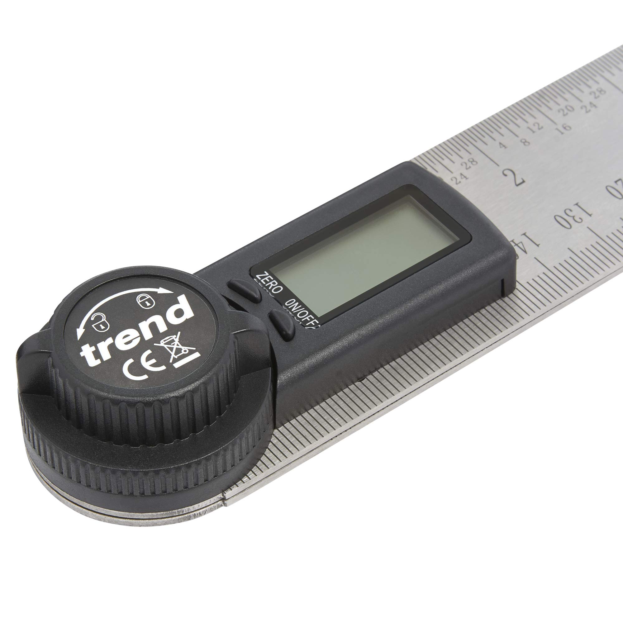 Trend 7 Inch Digital Angle Finder Ruler for Precise Internal and External Angle Measurements, DAR/200