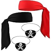 Scotamalone Halloweens Pirate-Accessories for Men Women Pirate-Party Favors Supplies