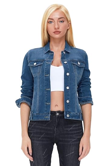 lightweight long denim jacket