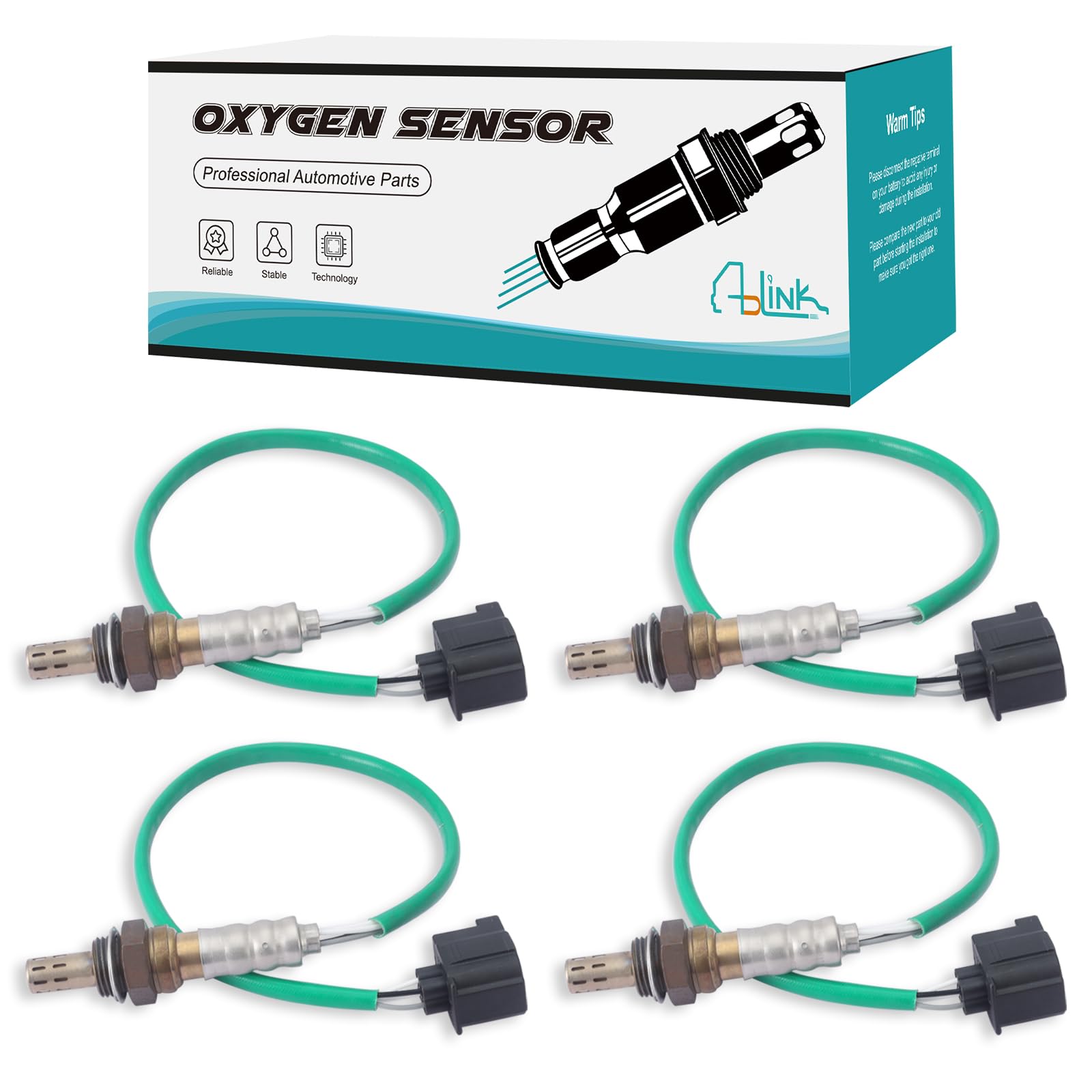 Photo 1 of 56028994AA Oxygen Sensor Up Downstream 4 Pcs for Chrysler 300 Jeep Liberty Wrangler Commander Grand Cherokee Dodge Grand Caravan Charger Magnum Ram Volkswagen Routan 56029049AA 56041698AA 56044627AA