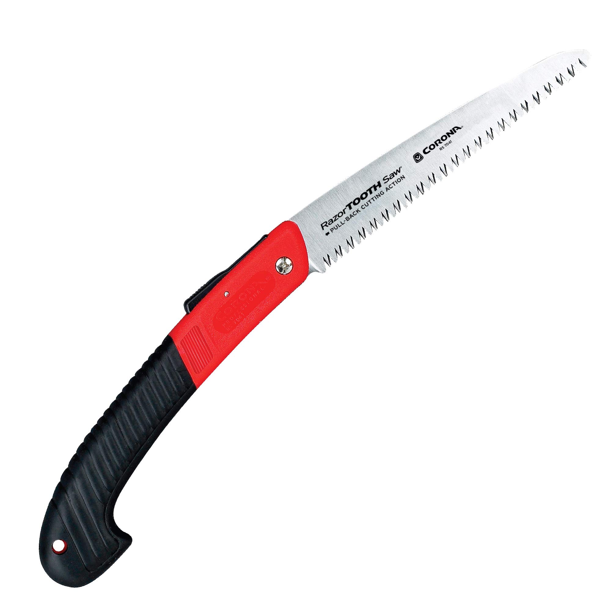 Photo 1 of Corona RS 7041 Razor Tooth Folding Saw, 7-Inch Blade , Red