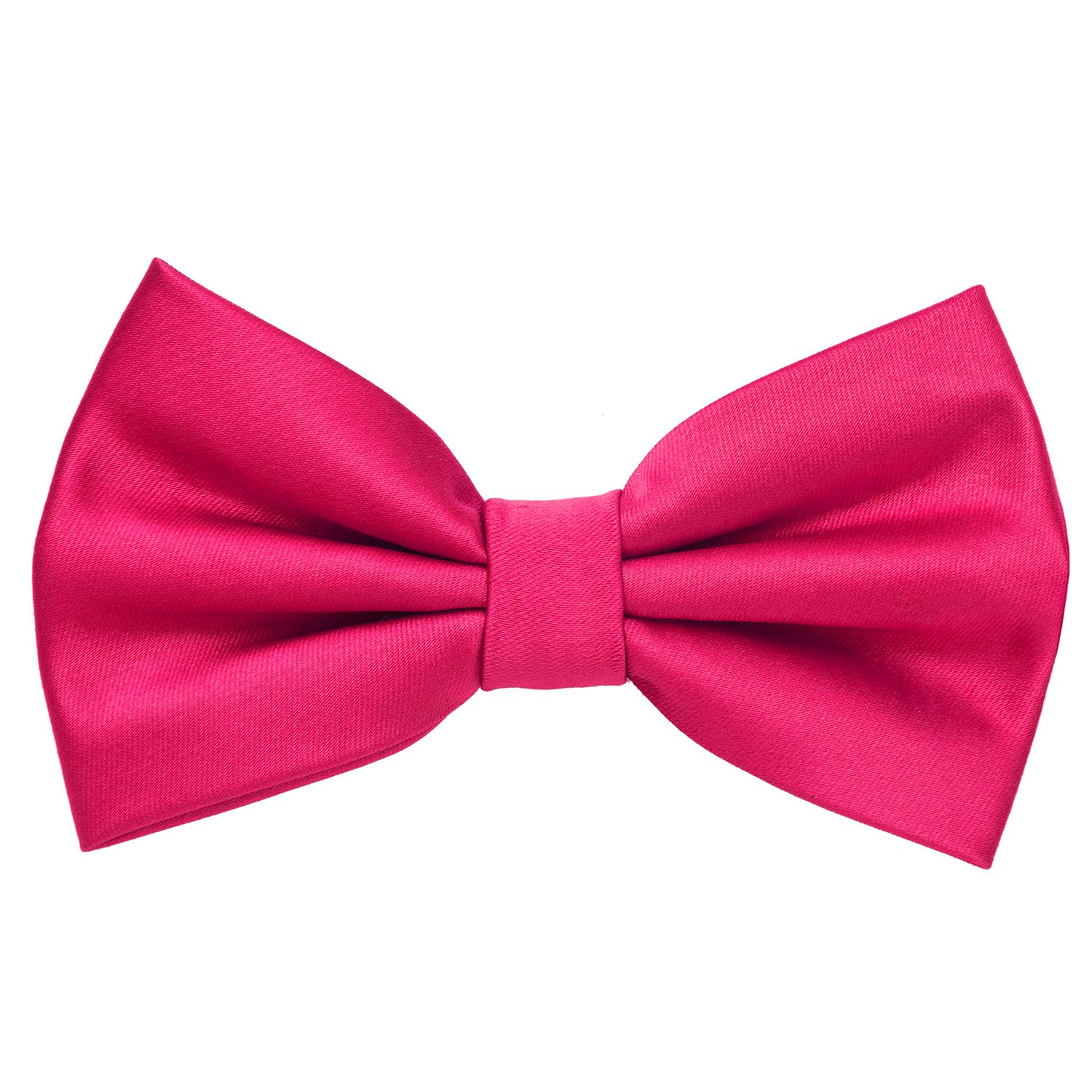 MASADA bow tie berry - men's accessory in silk-look, continuously adjustable, handmade with hook closure - 12 x 6 cm