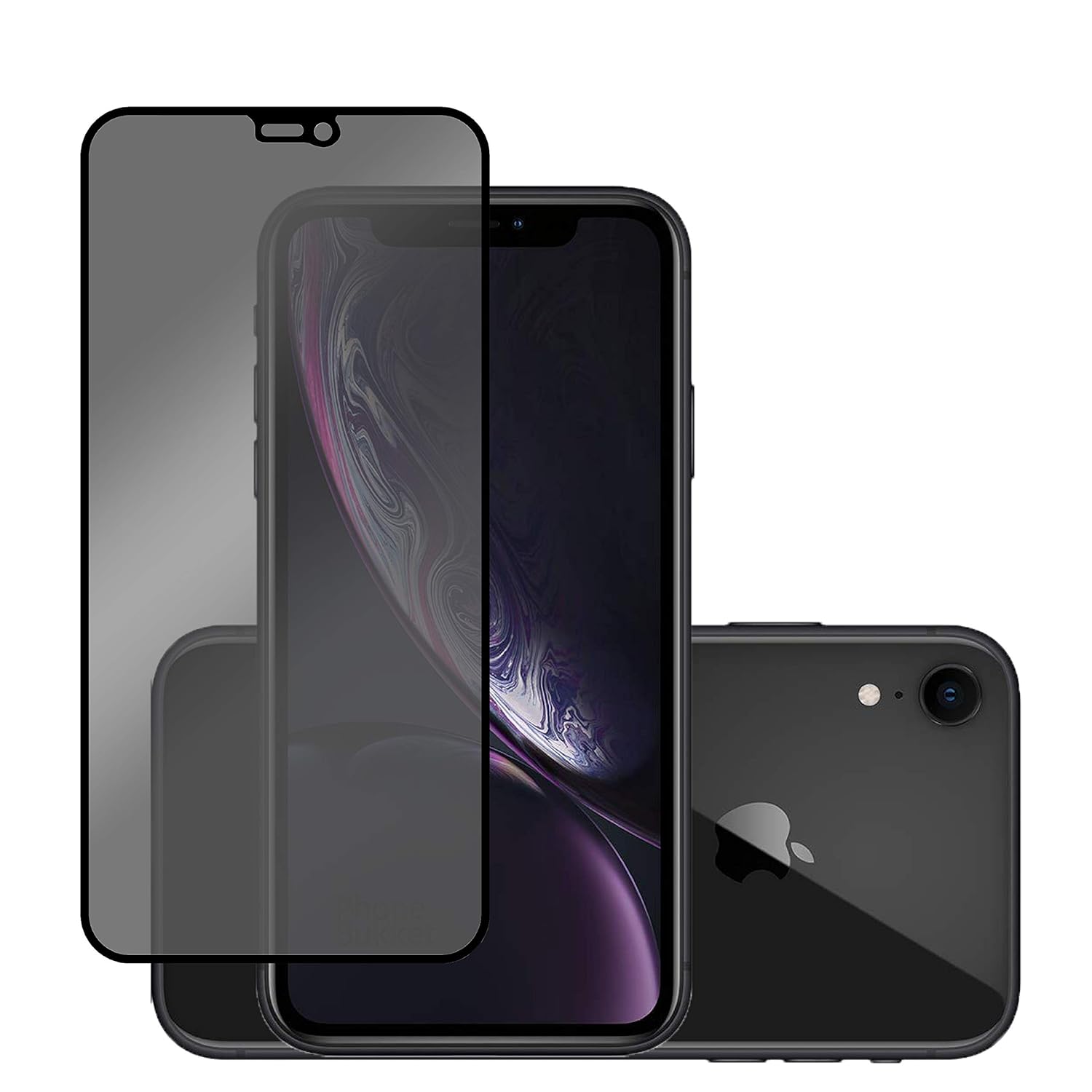 PhoneBukket Privacy Tempered Glass Screen Protector for Apple iPhone XR