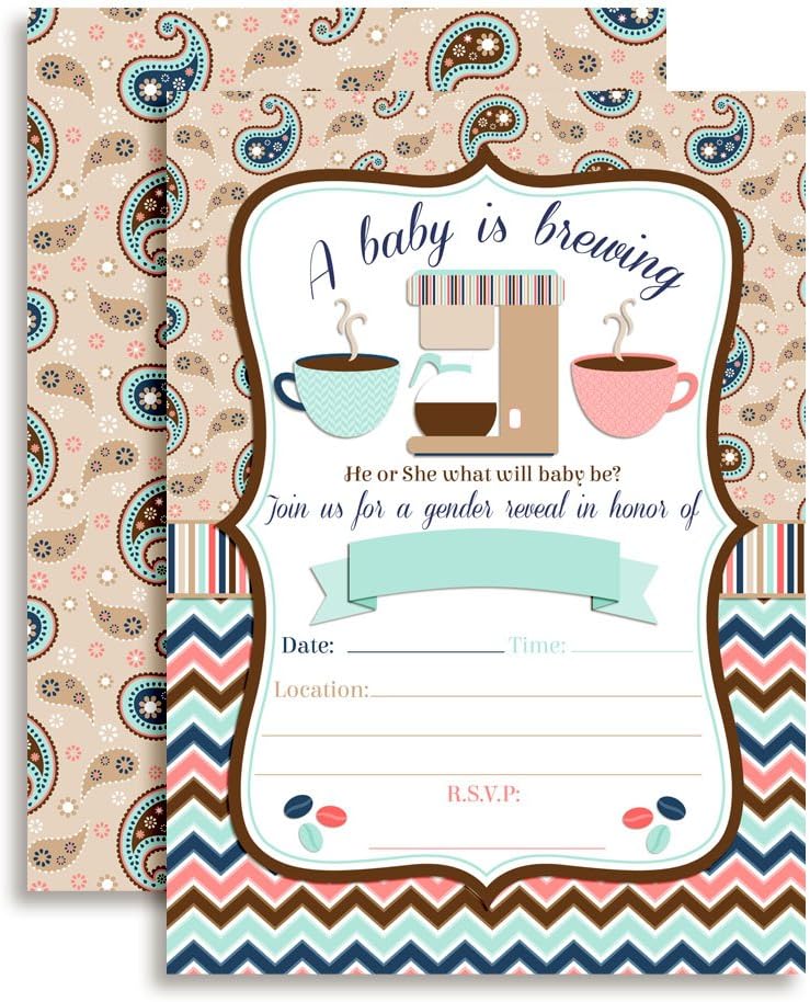 coffee themed baby shower