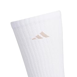 adidas Men's Athletic 6-Pack, Cushioned Crew Socks