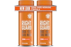 Right Guard Sport Original Scent Deodorant Spray - Aluminum Free Protection Spray Deodorant For Men, Blocks Sweat, 24-Hour Odor Protection, Anti-Stain, & Long-Lasting, 8.5 oz (2 Pack)