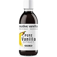 Native Vanilla - All Natural Pure Vanilla Extract – Made from Premium Vanilla Bean Pods – for Chefs and Home Cooking, Baking,