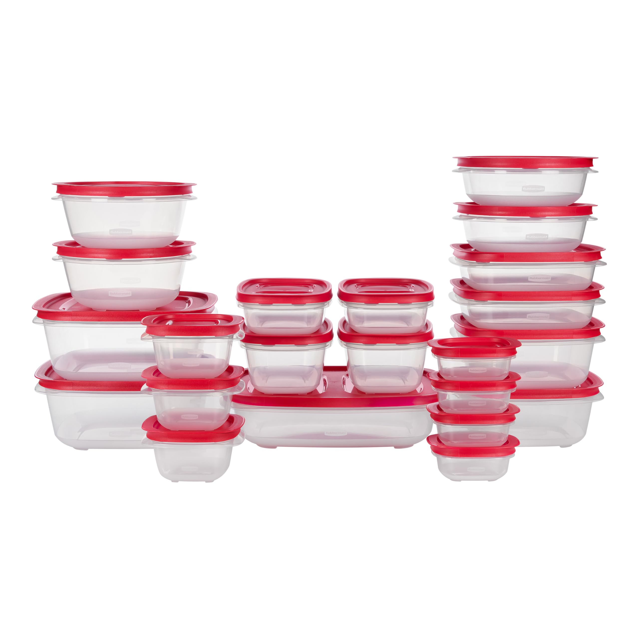 Rubbermaid EasyStore Containers, 44-Piece Set, Food Storage Containers, Food Storage Containers with Lids Image