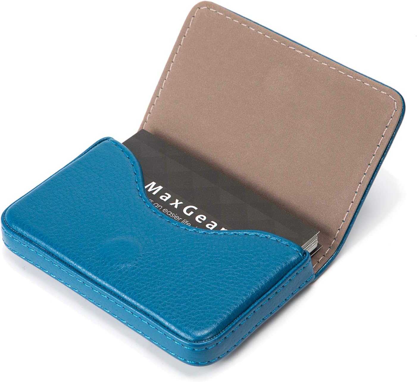 MaxGear Leather Business Card Holder Case with